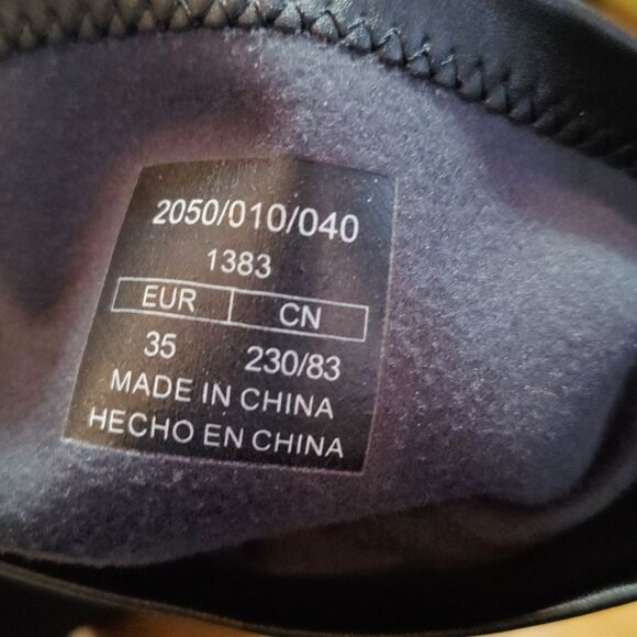 Zara chunky sole thigh high black boots size 35 - Picture 8 of 8